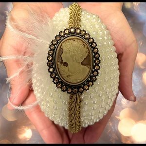 Cameo Easter Egg Pearl Gem| Handmade Easter Eggs|Birthday Gift | Vase Filler